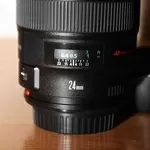 продам объектив Canon EF 24mm f/1.4L II USM