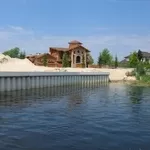 Укрепление берегов шпунтом ПВХ,  Монтаж подпорных стен,  Шпунт ПВХ