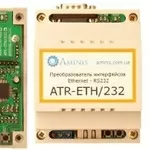 Преобразователь Ethernet  в  RS232    ATR–ETH/232