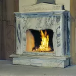 Камин из мрамора.Камин мрамор Киев.Камин мраморный.