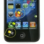 Копия iPhone 5G (W66) Black + Чехол + аккумулятор