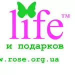 Доставка цветов по Киеву,  Украине. Интернет магазин цветов Rose life.