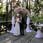 Прокат свадебных арок и чехлов, оформление залов.