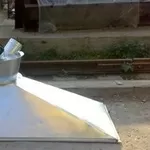 Изделия с оцинковки, нержавейки.Зонт вытяжной на мангал.Киев цена.