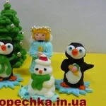 Кондитерские украшения для НОВОГОДНИХ тортов! 