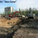 копка траншей (канализация, водопровод, электричество, газопровод.