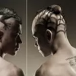 Креативная стрижка прокраска деталей рисунка материал= акция