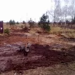 Подсыпка, выравнивание участка