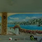 Художественная роспись стен и потолков, настенные панно.