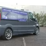 Спойлер на Renault Trafic (распашонка)