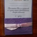 пригласительные на свадьбу ручной работы