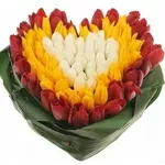 Сердце из цветов Киев