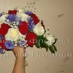 Каплевидный букет невесты