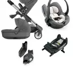 3 в 1 Stokke Crusi детская коляска с люльке и Carset