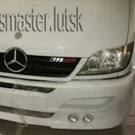 Накладки на передний бампер Mercedes Sprinter