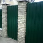 Забор с профнастила