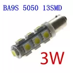 Светодиодная Led автолампа BA9S,  12V вольт