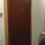 Отделка дверей дермантином , кожзаменителем 