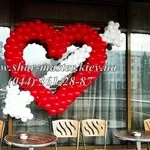 Воздушные шары на День Валентина и 8 Марта в Киеве, шарики с гелием.