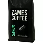 Кофе в зернах ZAMES COFFEE SAVOR 1 кг +БЕСПЛАТНО 1 кг сахара в стиках