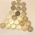 Продам монеты серебро СССР полтинник 1924 год.