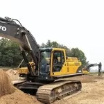 Аренда  экскаватора(VOLVO,  CAT,  JCB)