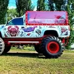 073 Party Bus Monster truck пати бас прокат арендовать с водителем 