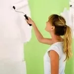 Покраска стен потолков Поклейка обоев