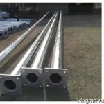 Вуличні та паркові опори металеві багатогранні