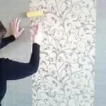 Поклейка обоев Малярная отделка Киев 