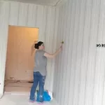 Поклейка обоев услуги Киев