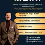 Адвокат у Києві. Сімейне право, цивільне право, військове право.