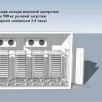 Шокова заморозка ( Установка під ключ) Хлібо булочних виробів