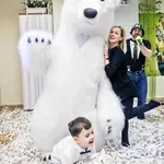 Надувний костюм «Білий Ведмідь» від виробника.