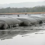 Технология утилизации донных илов и осадка с помощью geotube dewaterin