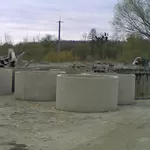 БЕТОННЫЕ КОЛЬЦА для канализаций и колодцев.