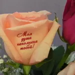 Наклейки на цветы, говорящие цветы, пленка для наклеек на цветы