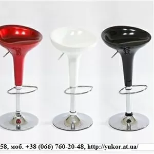 Барный стул HY 102 оранжевый, черный, белый, коричневый, желтый, серый