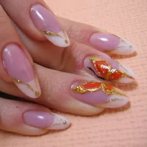 Наращивание ногтей: гель,  акрил-200грн.Радужный.