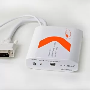 Atlona AT-DP400 (Dual Link) DVI to Mini DisplayPort Converter / Для по