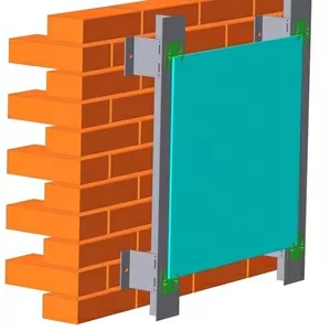 Элементы крепления навесных вентилируемых фасадов