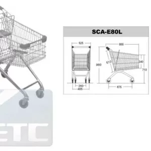 Оборудование для супермаркетов. Тележки и корзины