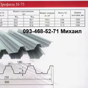 Профнастил Н-75,  Н-60,  Н-57 продажа завод +++