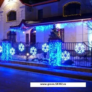 новогоднее оформление магазинов