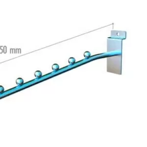 Оборудование для магазинов,  вешалки с шарами хром