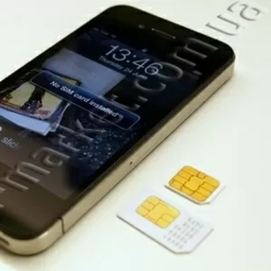  Обрезка SIM-карты под слот micro-SIM. Киев.