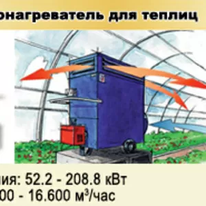 Передвижные воздухонагреватели для сельского хозяйства