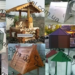 Колодец под ключ,  Домики на колодец,  Колодцы Киев,  Бурение скважин,  Бе