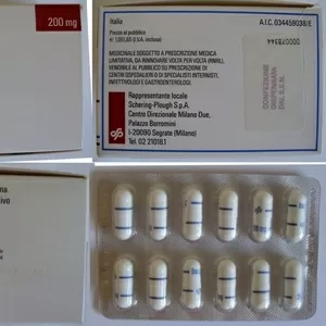 Rebetol 200mg. Capsule rigide ribavirina (Рибавирин) 