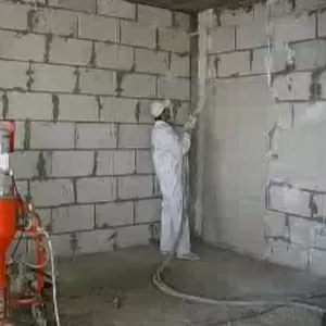 Машинная штукатурка. наливные полы. Киев.